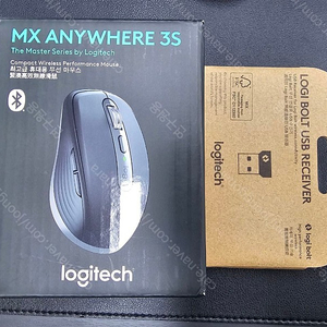 [미개봉] 로지텍 Logitech MX Anywhere 3s 마우스 + 볼트 수신기 판매합니다.