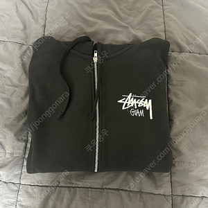 XL 스투시 후드집업 괌 블랙 STOCK GUAM ZIP HOOD