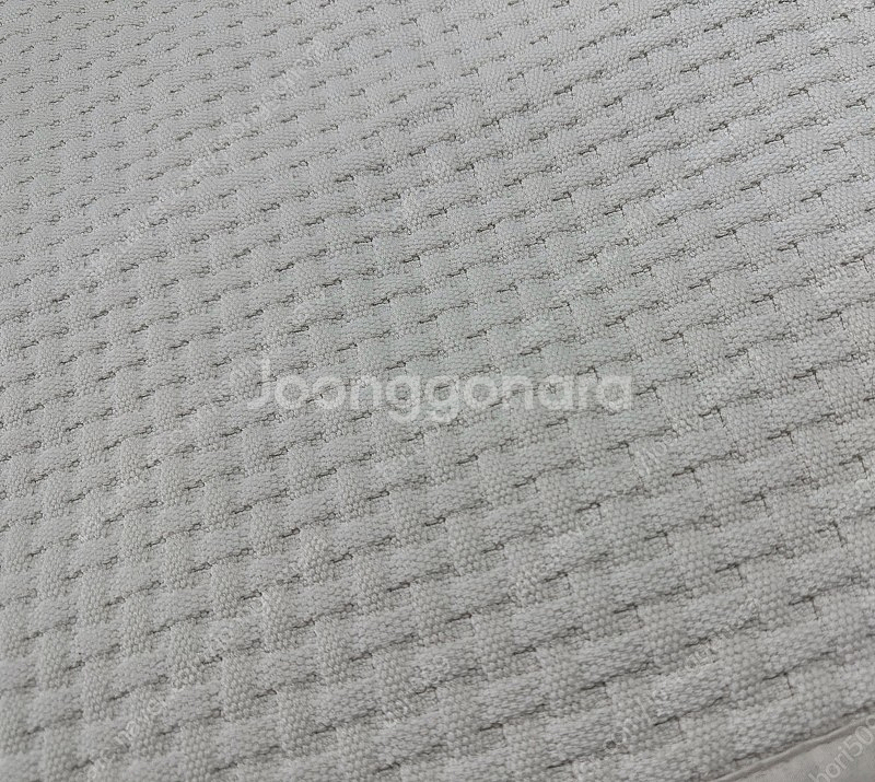 와플 순면 쇼파패드 3인용 크림색--3