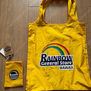 일본 레인보우제네럴스토어 하와이 옐로우 노랑 에코백 새상품