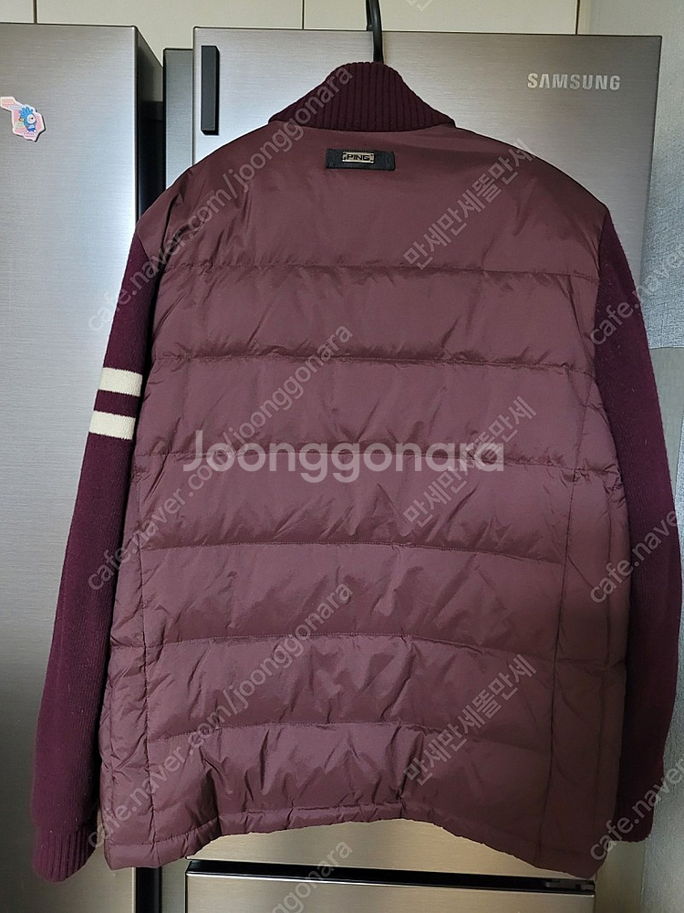 PING 골프웨어 105 와인색상--1