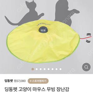 딩동펫 고양이 마우스 무빙 자동 장난감 낚시 캐치미이프유캔