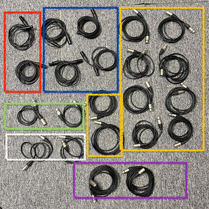 마이크 케이블(카나레+뉴트릭) / 길이 다양/ 22개
