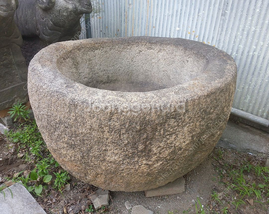 약 250년 된 조선시대 대형 물확 / 돌확 / 학독 ...--1