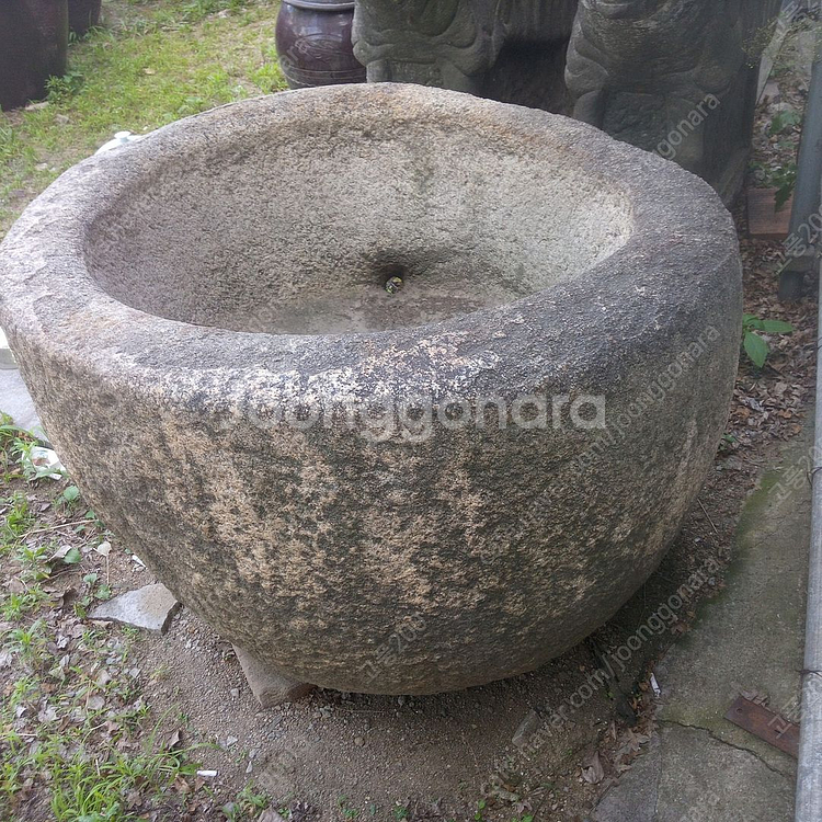 약 250년 된 조선시대 대형 물확 / 돌확 / 학독 ...--3