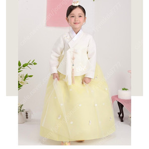 예가한복 늘솜나래 풀세트(1호)(아기한복,노리개,속치마,머리띠전부포함)