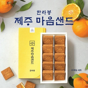 제주 마음샌드 (땅콩3+한라봉 1+배송비포함 +당일구매)