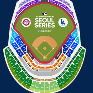 MLB 월드투어 LA 다저스 vs 키움 히어로즈 3루 2층 테이블석 T17구역 2연석 양도합니다.