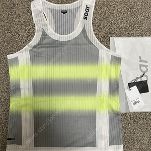 [M] 소어러닝 싱글렛 / Race vest / 그레이&옐로우