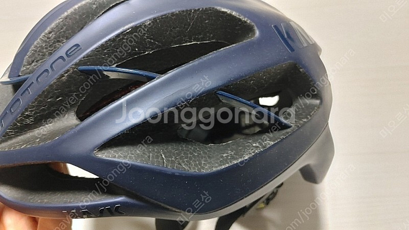 상태양호함) 카스크 (kask) 프로톤 맷블루 헬맷 L...--7