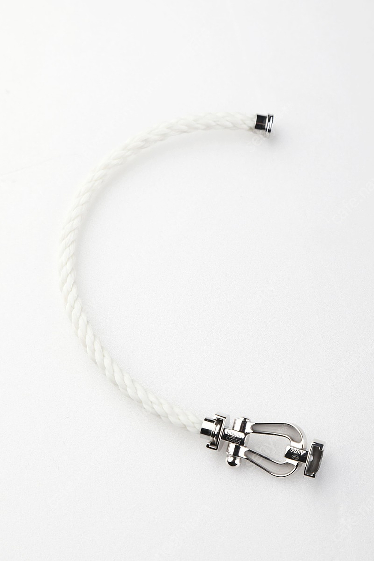 택배비포함 프레드 포스텐 18K 화이트골드 팔찌 라지모델 판매합니다! 이미지