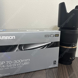 탐론 70-300mm VC 박스,보증서 포함 (캐논마운트) (af고장)