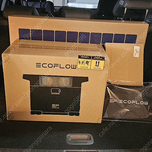 새상품 에코플로우 델타2+태양광패널 11와트+가방 세트판매합니다