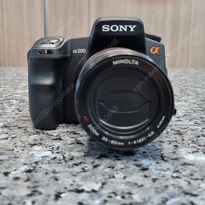 소니 a200 카메라 + 미놀타 af 35-80mm 렌즈 일괄