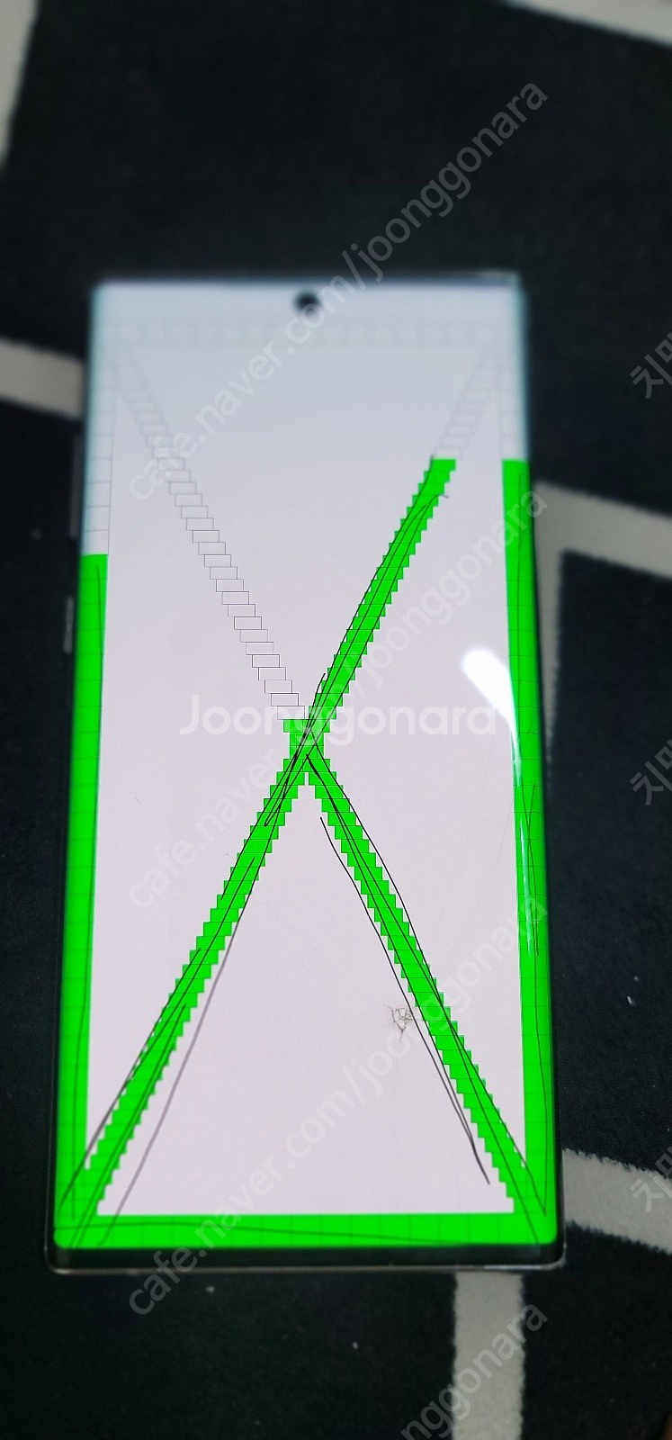 창원) 노트10플러스 팝니다. 액정파손 (개인)--1