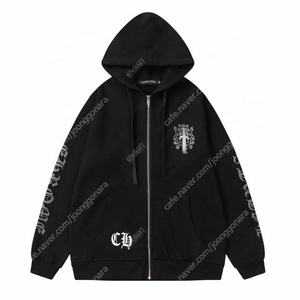 Chrome hearts 크롬하츠 대거 후드집업