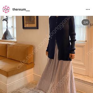 더름 daria long skirt 새상품