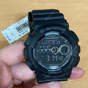 지샥 빅페이스 GD100 올블랙 G-SHOCK 카시오