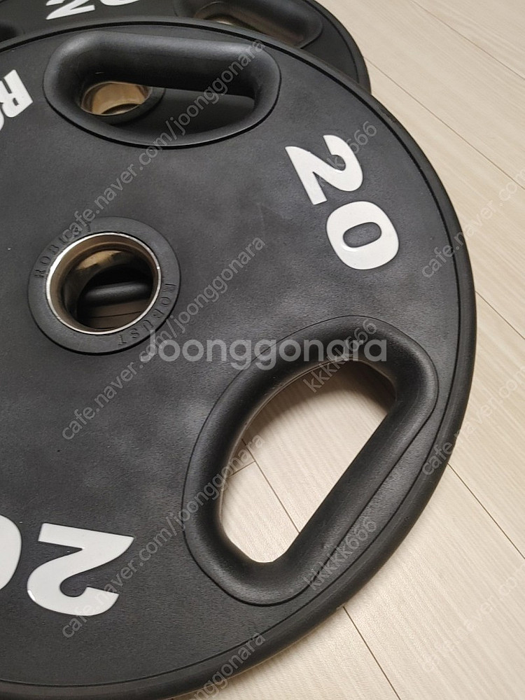 홈짐 헬스 로버스트 고급 우레탄 원판 20키로 20kg...--2