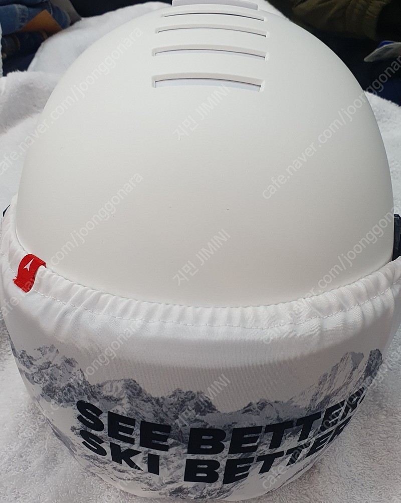 아토믹 아동용 스키/보드 고글 일체형 헬멧 S(51~55cm)-화이트