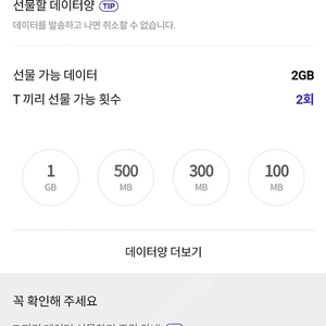 sk 데이터 1기가