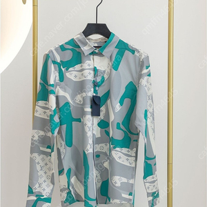 루이비통 Printed Cotton Fil Coupe Overshirt