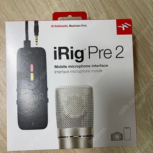 irig pre2 모바일 마이크 인터페이스 미개봉 새상품