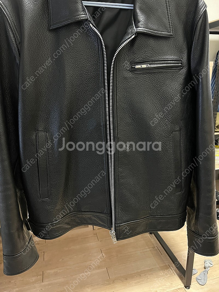 도프제이슨 소가죽 싱글 자켓 (L)--4