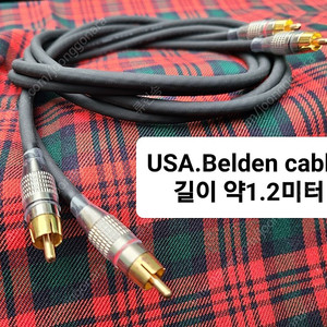 USA.BELDEN cable.벨덴 RCA 인터선