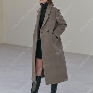 닐바이피 코트 모카그레이 winter basic coat [M/GY] 34사이즈