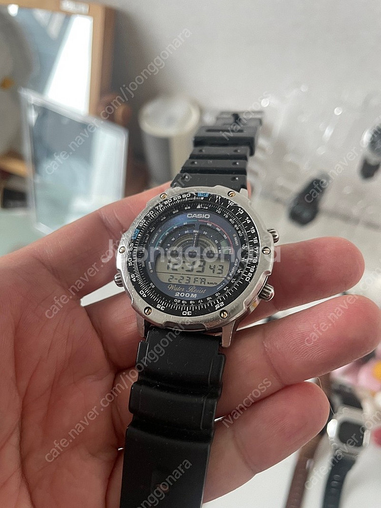희귀 레어 시계 카시오 스카이워커2 dw 7100 전자...--0