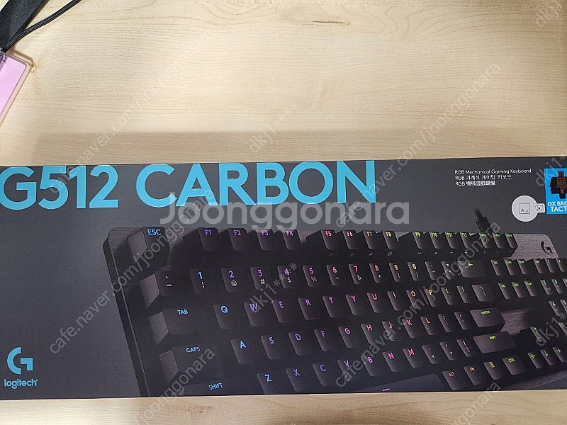 로지텍 G512 Carbon GX Brown 텍타일 판...--0