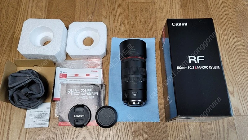 캐논 RF 100mm F2.8 L macro 렌즈입니다. 이미지