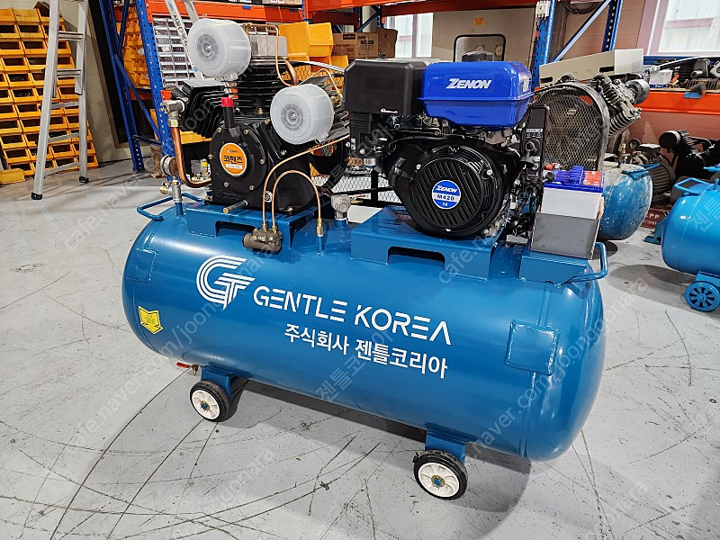 출장 정비용 중고압 10마력 400리터엔진 콤프레샤 판매/중고콤프레샤 전문 이미지