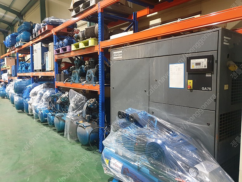 출장 정비용 중고압 10마력 400리터엔진 콤프레샤 판매/중고콤프레샤 전문 이미지