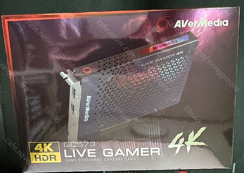 애버미디어 Live Gamer 4K(GC573) PCIe 내장 영상 캡처 카드 팝니다.