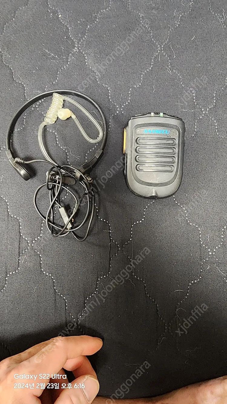 ANYSECU B01 블루투스 무선마이크 (무전기, ZELLO REAL-PPT) 이미지