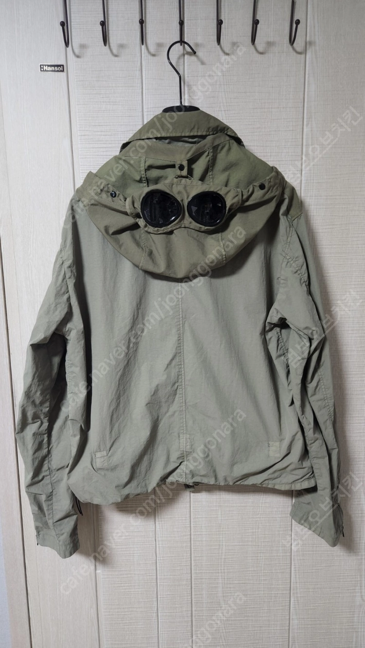 22SS CP컴퍼니 플랫 나일론 La 500 Miglia 고글 후드자켓 이미지