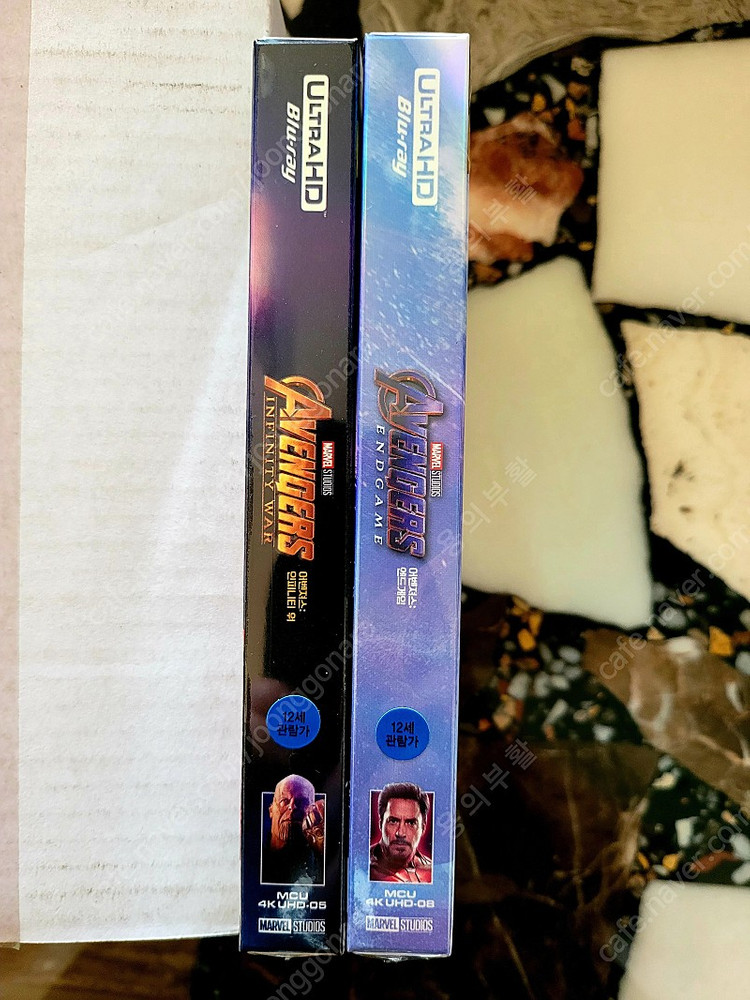 어벤져스3 인피니티워 4K 블루레이 스틸북 한정판 미개봉 새제품 / 어벤져스4 엔드게임 4K 블루레이 스틸북 한정판... 이미지