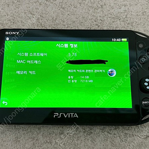 PS VITA(비타) 2세대 펌웨어 3.73 버전 팝니다.