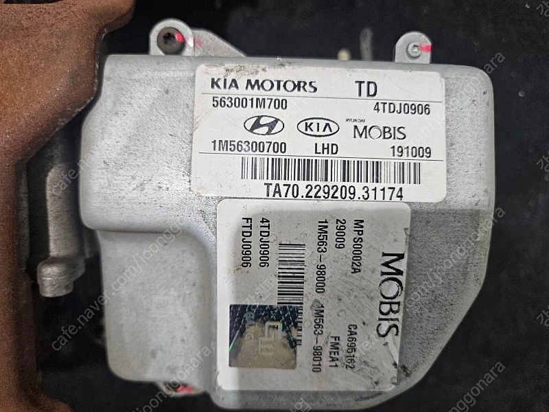 [GW] 포르테 2010년 MDPS 핸들샤프트 팝니다 56300-1M700 56310-1M700 이미지