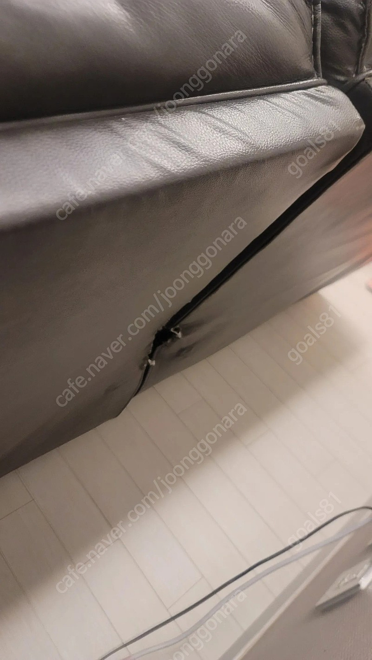 리클라이너3인 소파 이미지