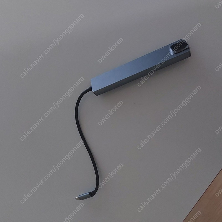 C타입 멀티허브 랜선 포함 8포트(HDMI 안 됨) 이미지