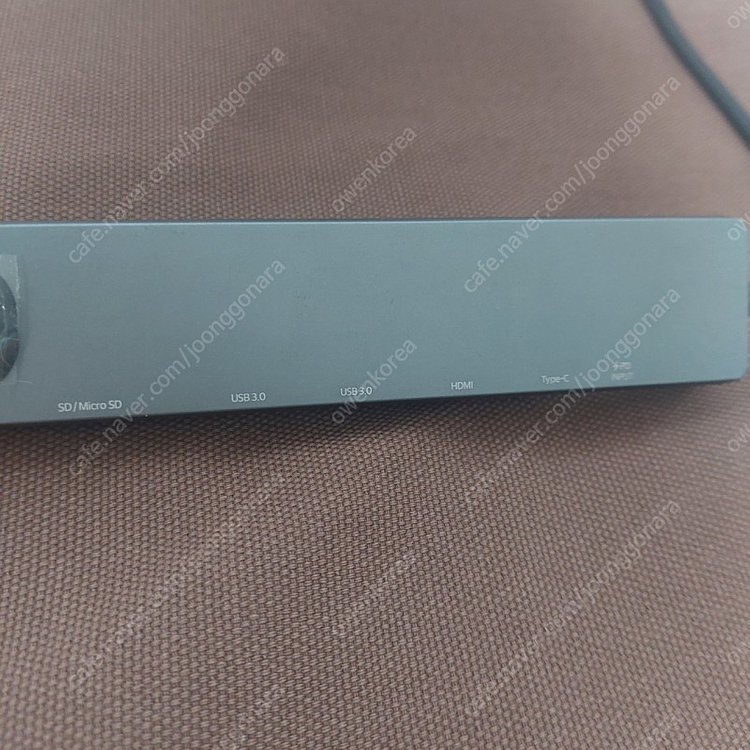 C타입 멀티허브 랜선 포함 8포트(HDMI 안 됨) 이미지