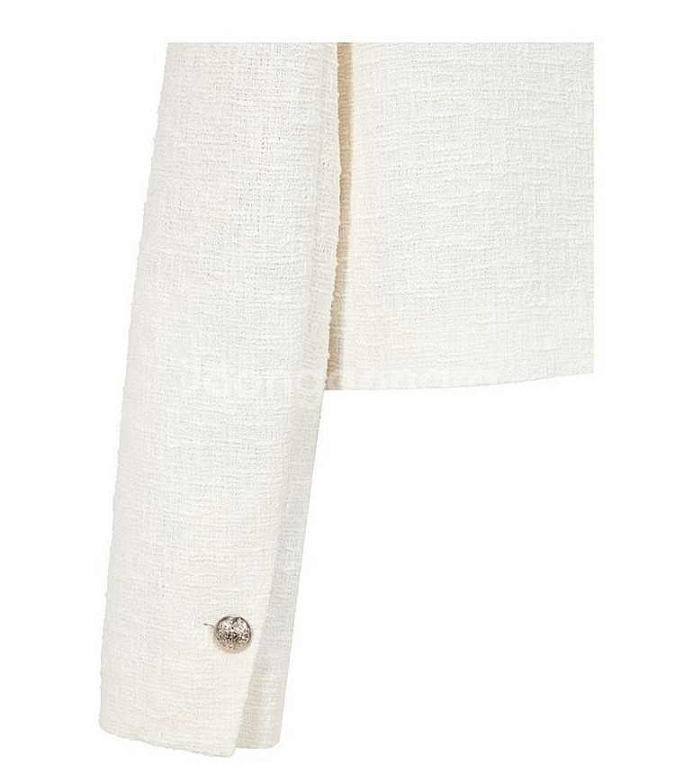 [새상품]보브(VOV) 크롭트 버튼업 트위드 자켓--9