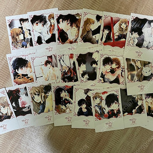 뱀파이어의 꽃 특전 일러스트카드 1,2권 일괄 판매