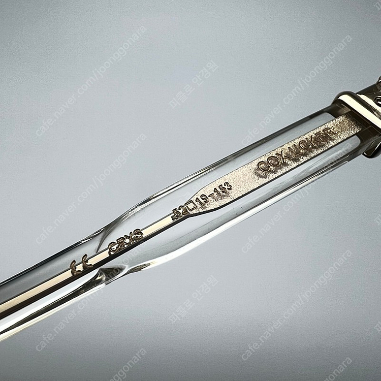 크롬하츠 콕스어커 CRYS 미사용 신품급 (안경렌즈 무료 제공) 이미지