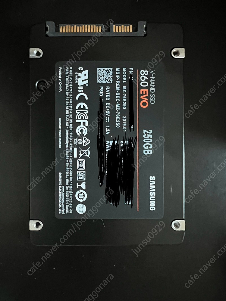 삼성 860 EVO 250GB SSD--1