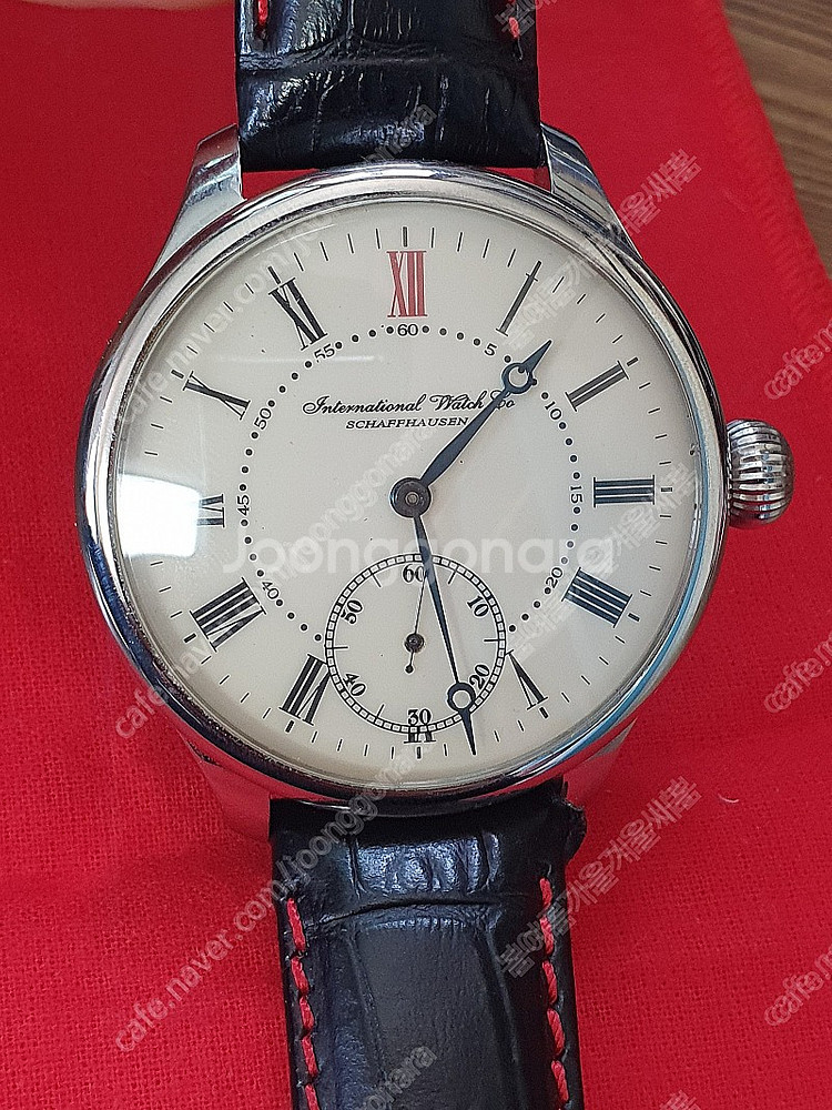 1910년경 IWC 샤프 하우젠 시계 빈티지 엔틱 회중...--1