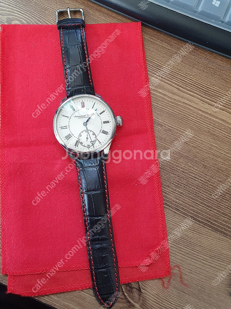 1910년경 IWC 샤프 하우젠 시계 빈티지 엔틱 회중...--3